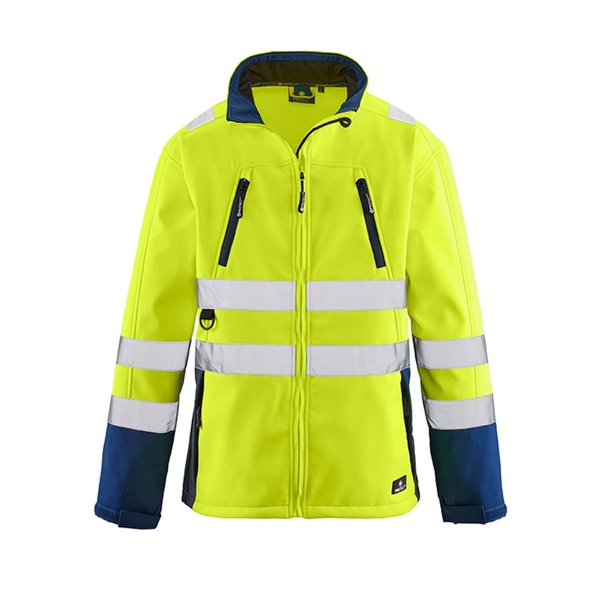4PROTECT® Warnschutz-Softshelljacke PITTSBURGH in Gelb, Größe 4XL