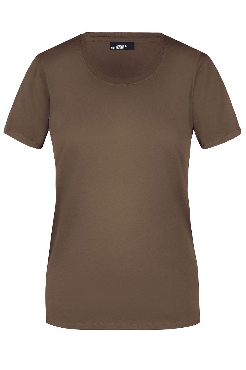 Ladies' Basic-T "JN901" in Brown, Größe 3XL - Daiber