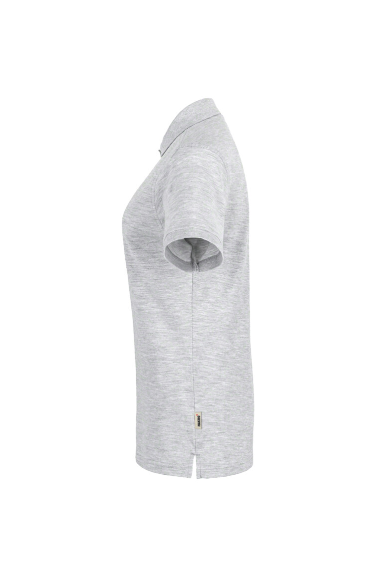 HAKRO 110 Damen Poloshirt Classic in Ash meliert, Größe 3XL
