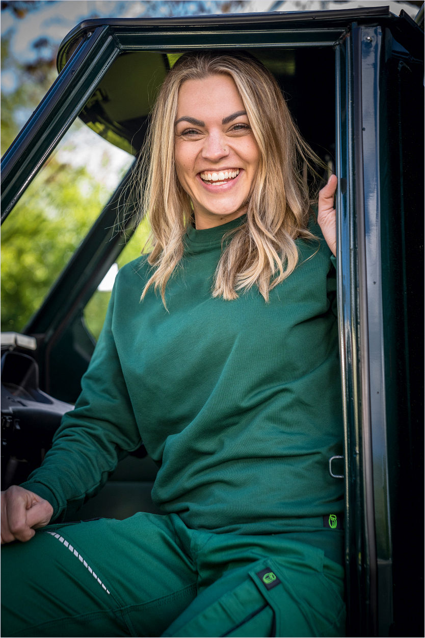 Rundhals-Sweater "Alex" Classic Line Grün LWSR, Gr. 2XL von Leibwächter