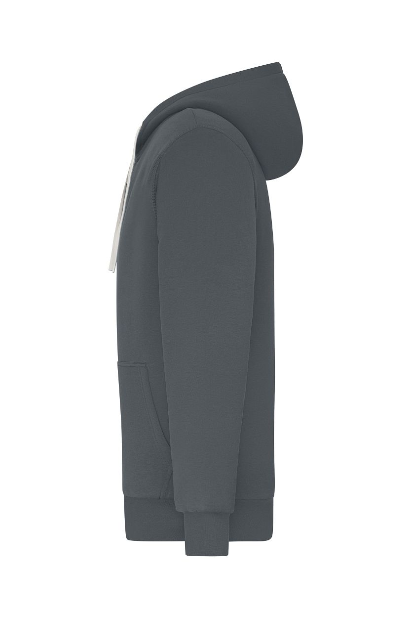 Men's Doubleface Jacket OCS Blended "JN1320" in Graphite/Nature, Größe 3XL - Daiber