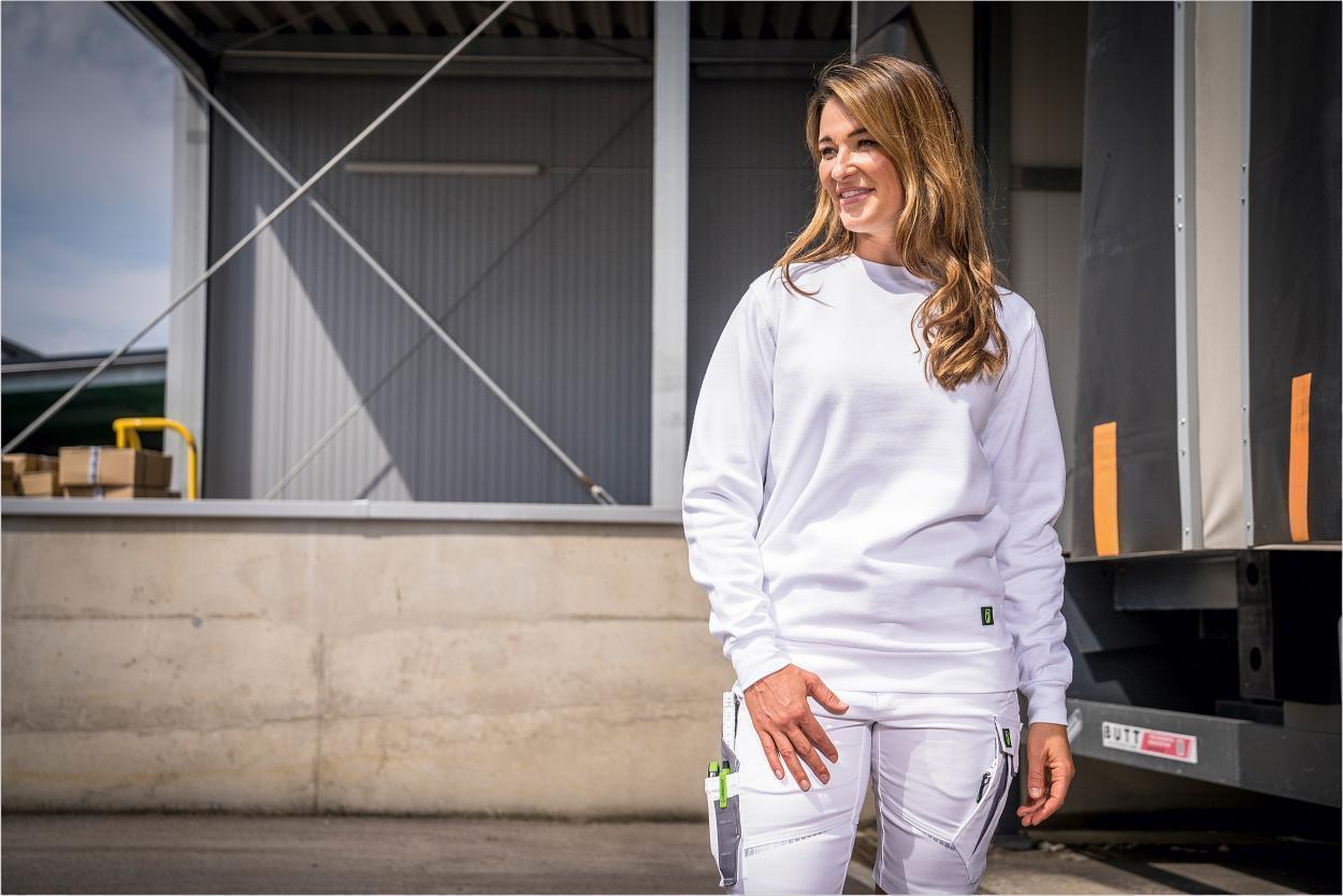 Rundhals-Sweater "Alex" Classic Line Weiß LWSR, Gr. 2XL von Leibwächter