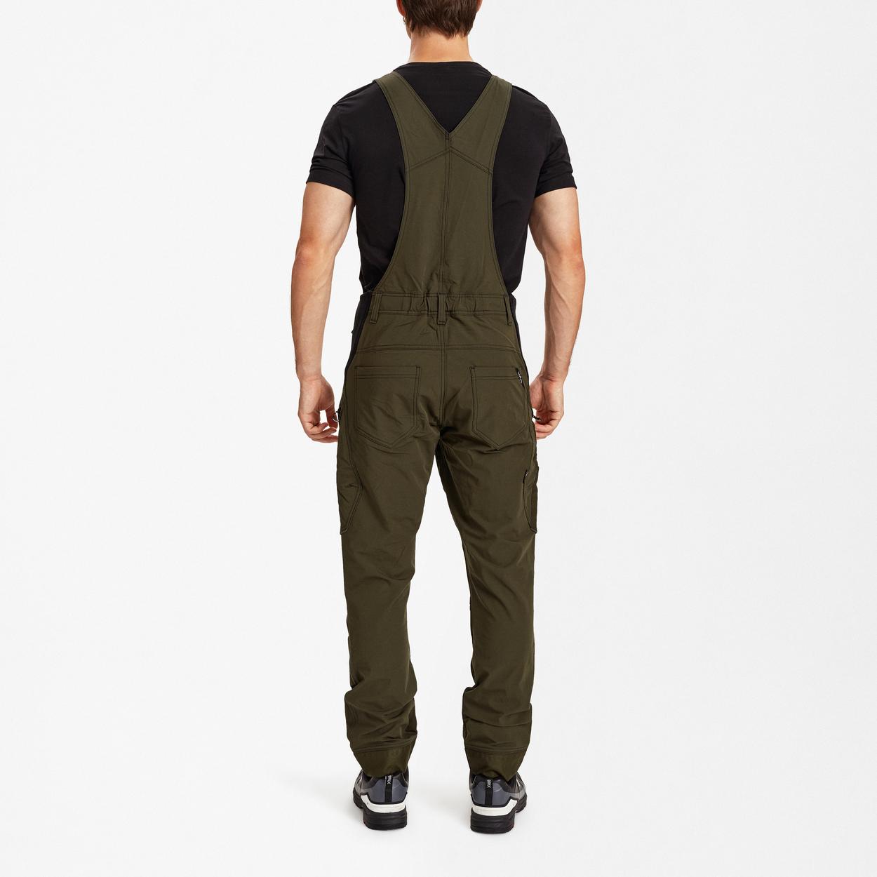 ENGEL X-treme Latzhose mit 4-Wege-Stretch in Forest Green, Größe 26