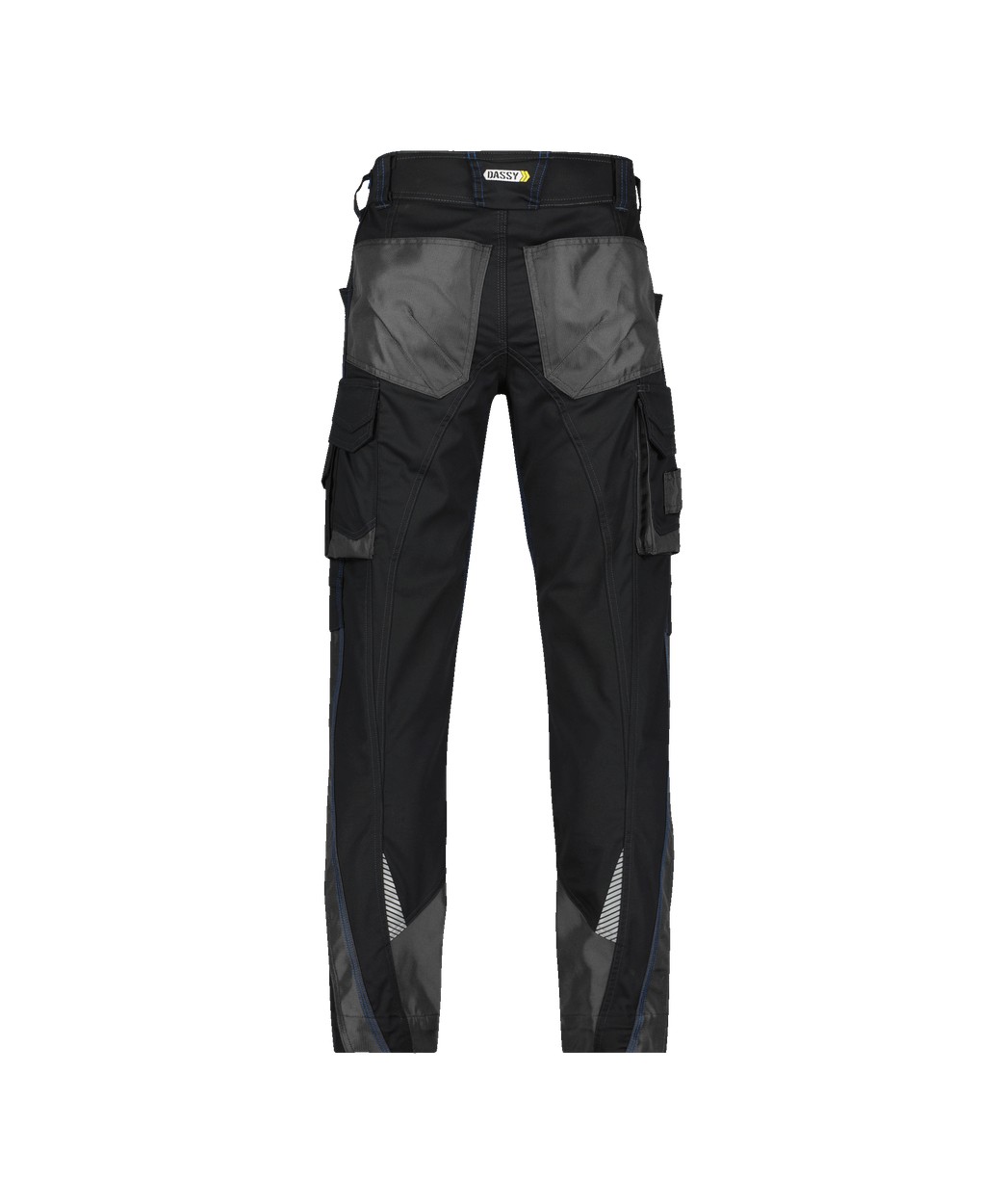 Arbeitshose mit Kniepolstertaschen "DASSY® Nova" in SCHWARZ/ANTHRAZITGRAU, Größe 58 - kurzer Schritt PESCO63