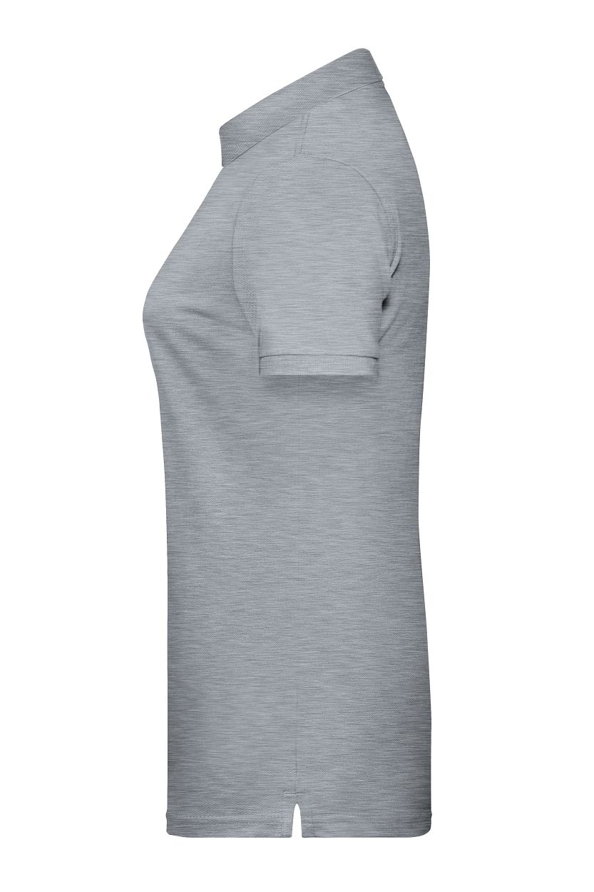 Ladies' Basic Polo OCS Standard "8009" in Grey-Heather, Größe 2XL - Daiber