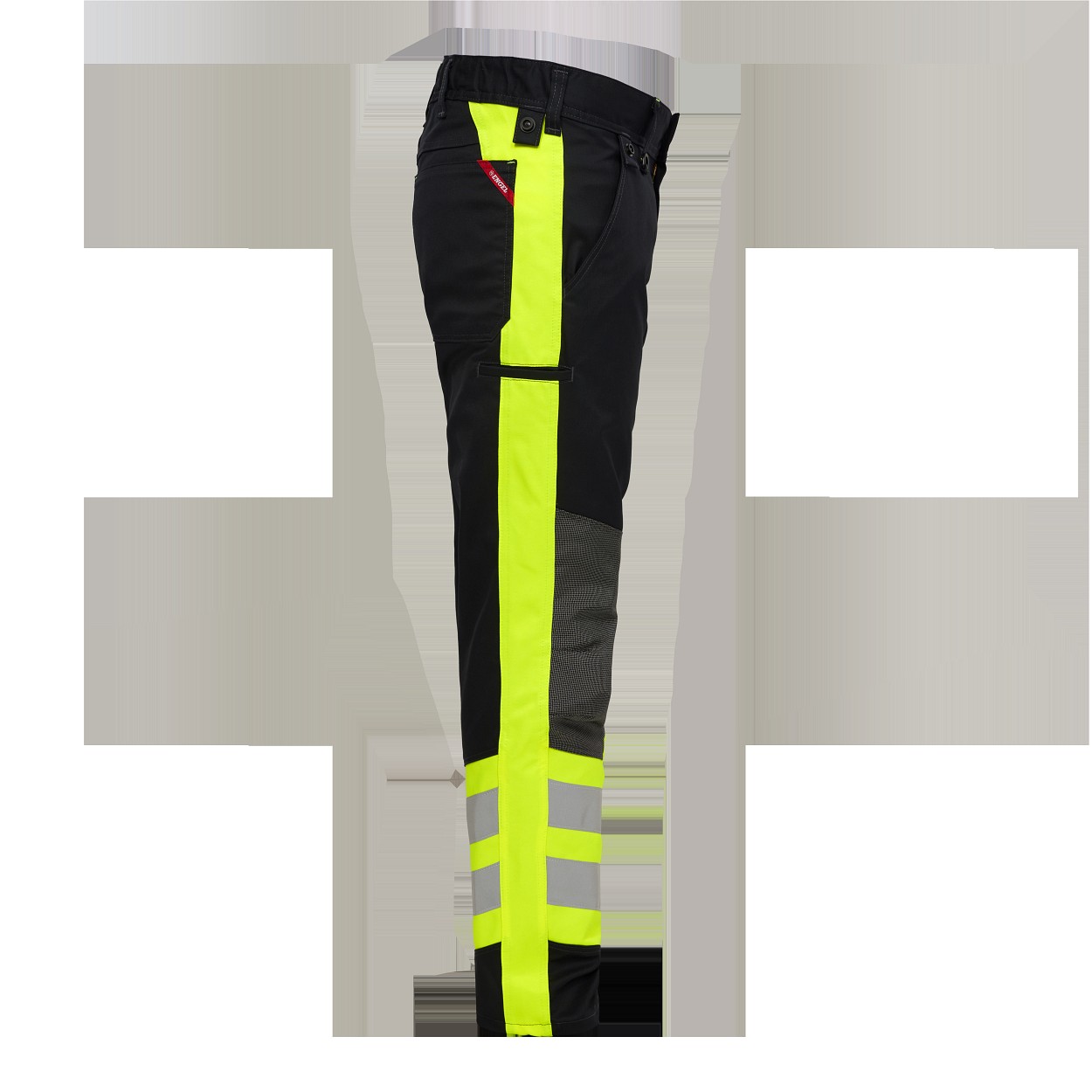 ENGEL Cargo Arbeitshose in Schwarz/Gelb, Größe 106
