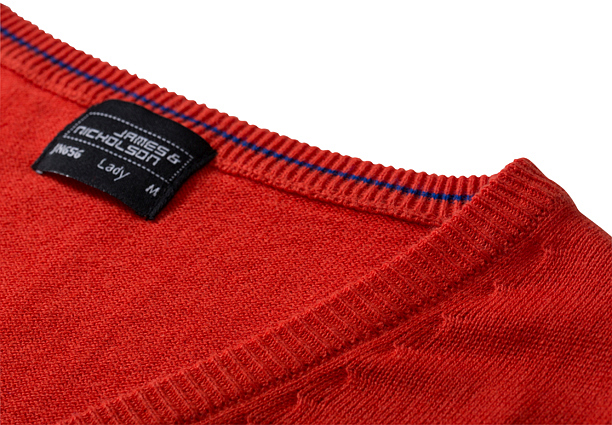 Ladies' V-Neck Pullunder "JN656" in Royal, Größe 2XL - Daiber