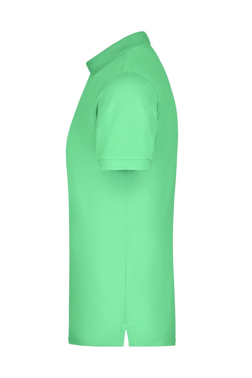 Men's Elastic Polo Piqué "JN710" in Lime-Green, Größe 3XL - Daiber