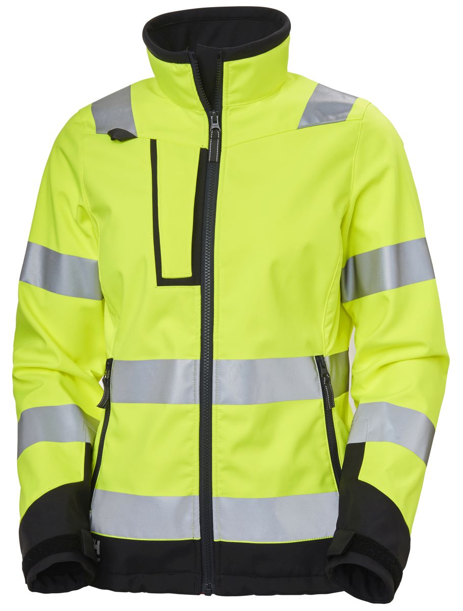 Hi-Vis Softshelljacke Luna in Yellow, Gr. XL von Helly Hansen Workwear