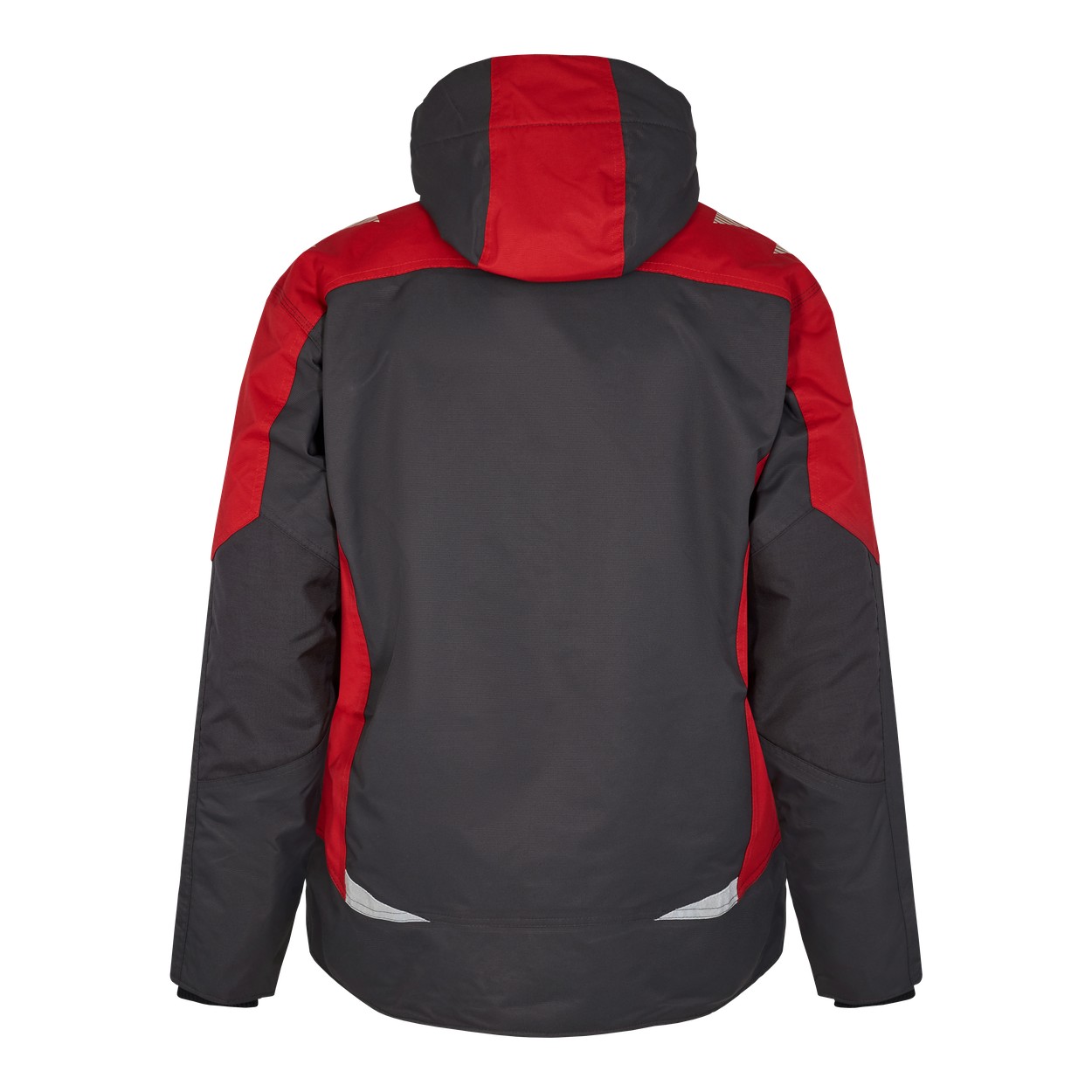 ENGEL Galaxy Winterjacke in Anthrazit Grau/Tomato Red, Größe XS
