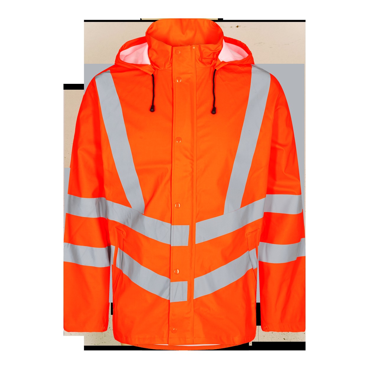 ENGEL Safety Regenjacke in Hi-vis Orange, Größe XS