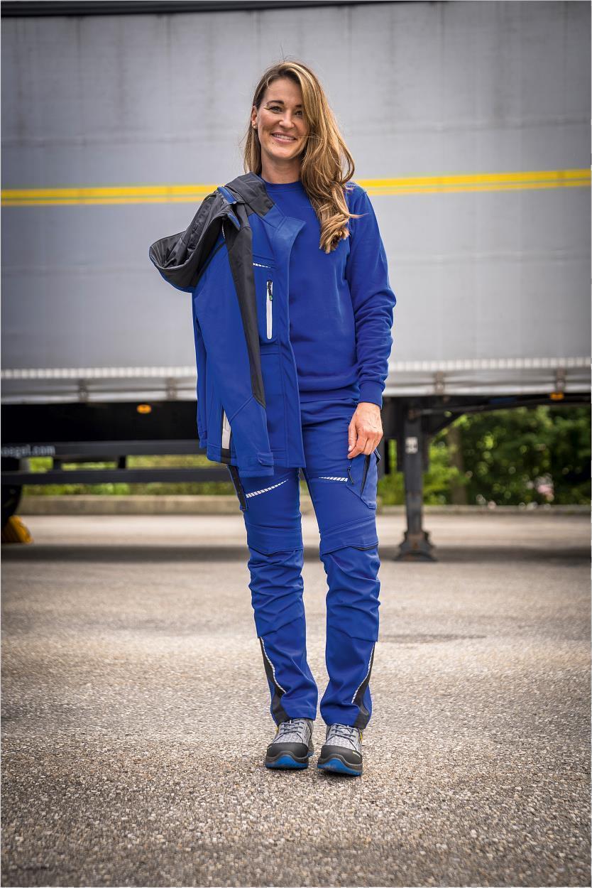 Damen Shorts Flex Line Kornblau/Schwarz FLXDK, Gr. 52 von Leibwächter