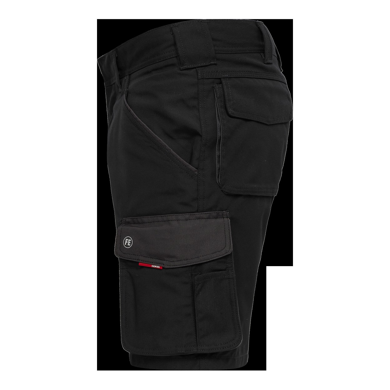 ENGEL Galaxy Arbeitsshorts in Schwarz/Anthrazit Grau, Größe 54