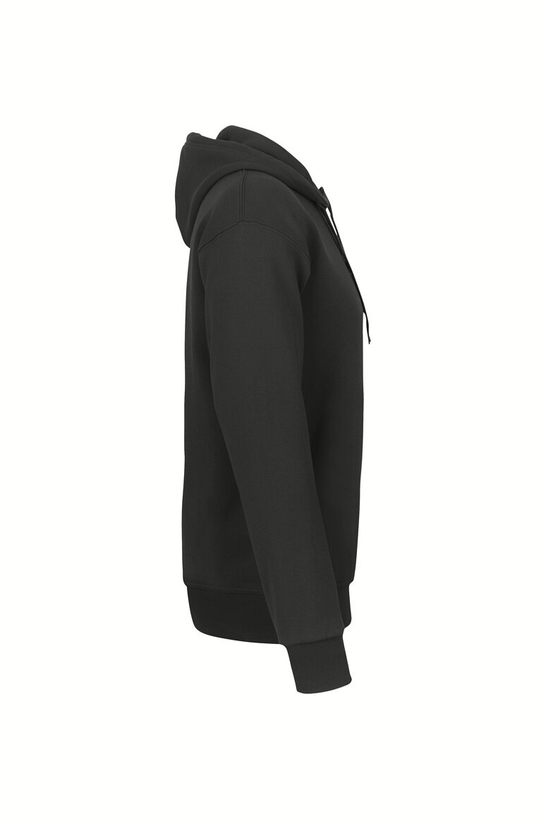 HAKRO 568 Label Free Kapuzen Sweat Heavy MIKRALINAR® ECO in karbongrau, Größe 6XL