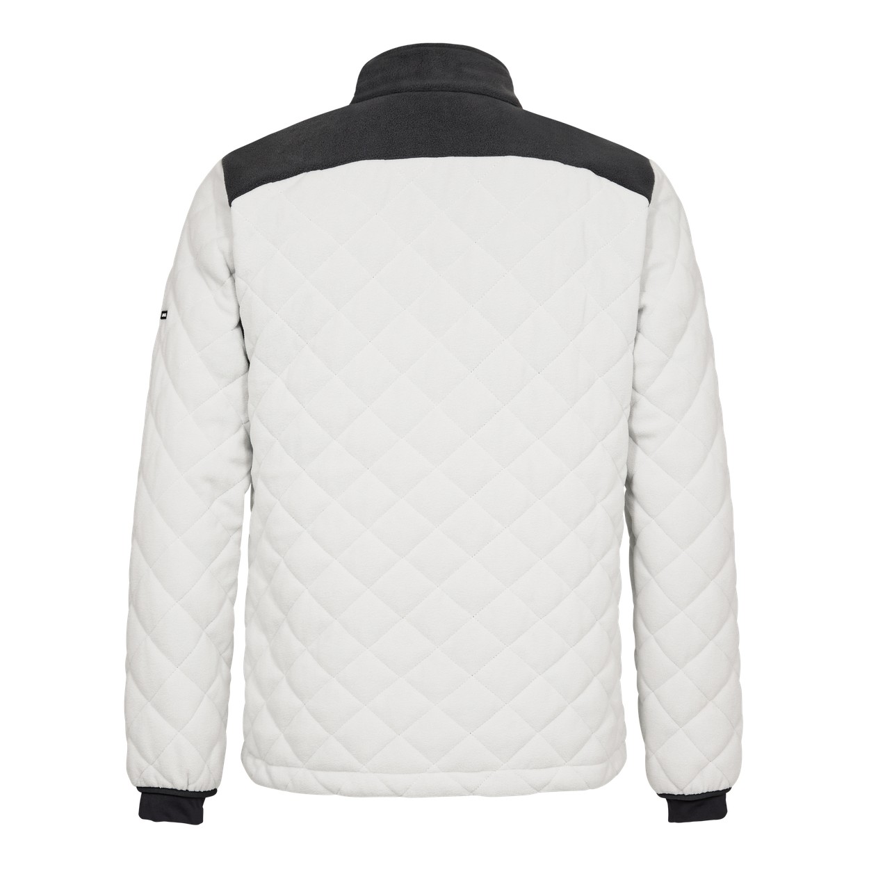 ENGEL Entire Gestepptes-Fleecejacke in Bone White / Anthracite Grey, Größe XS