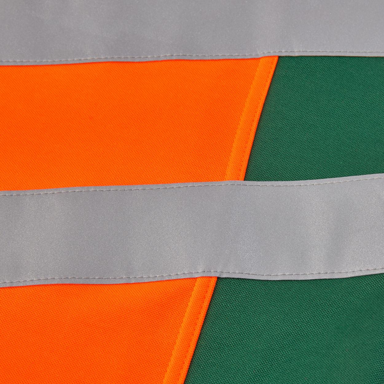 ENGEL Safety T-Shirt in Orange/Grün, Größe XS