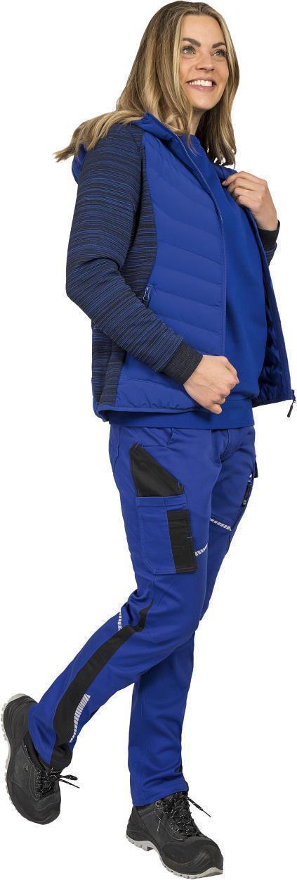 Damen-Hybridjacke CADHYJ00 Casual Line in Kornblau, Gr. 52 von Leibwächter