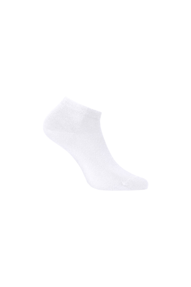 HAKRO 973 Sneaker Socken Essentials in Weiß, Größe L