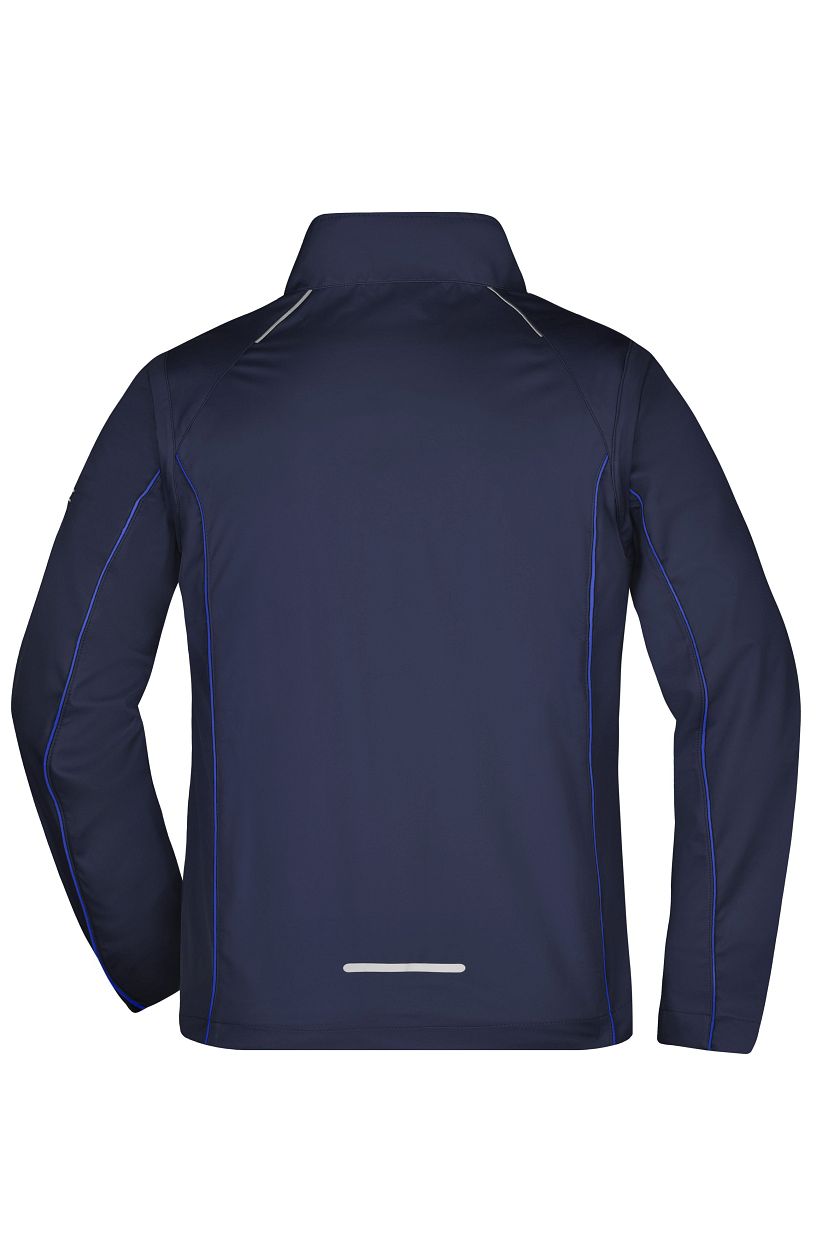 Men's Zip-Off Softshell Jacket "JN1122" in Navy/Royal, Größe 3XL - Daiber