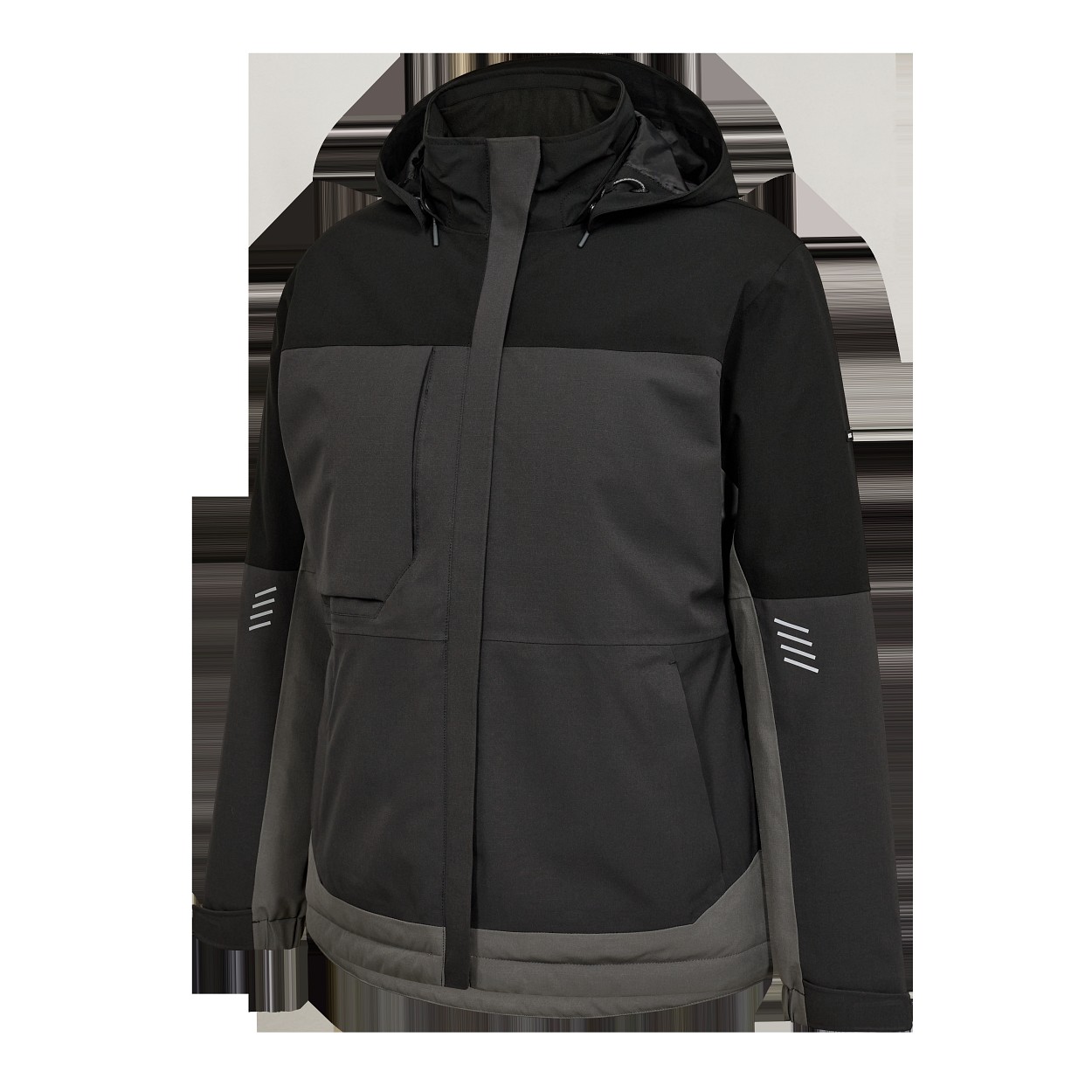 ENGEL Entire Damen Winterjacke in Anthrazitgrau/Schwarz, Größe XS