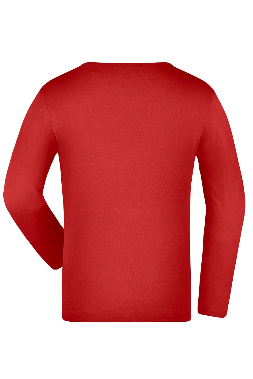 Junior Shirt Long-Sleeved Medium "JN913K" in Red, Größe 2XL - Daiber
