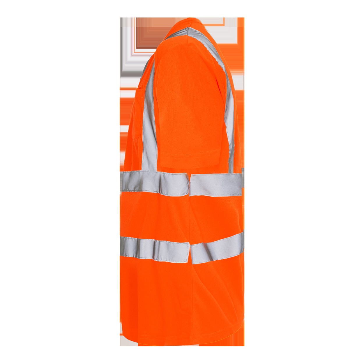 ENGEL Safety T-Shirt mit Brusttasche in Hi-vis Orange, Größe XS
