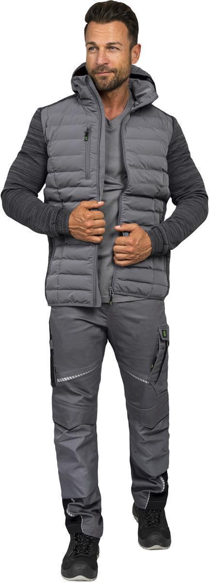 Herren Hybridjacke Casual Line Grau CAHYJ, Gr. 2XL von Leibwächter