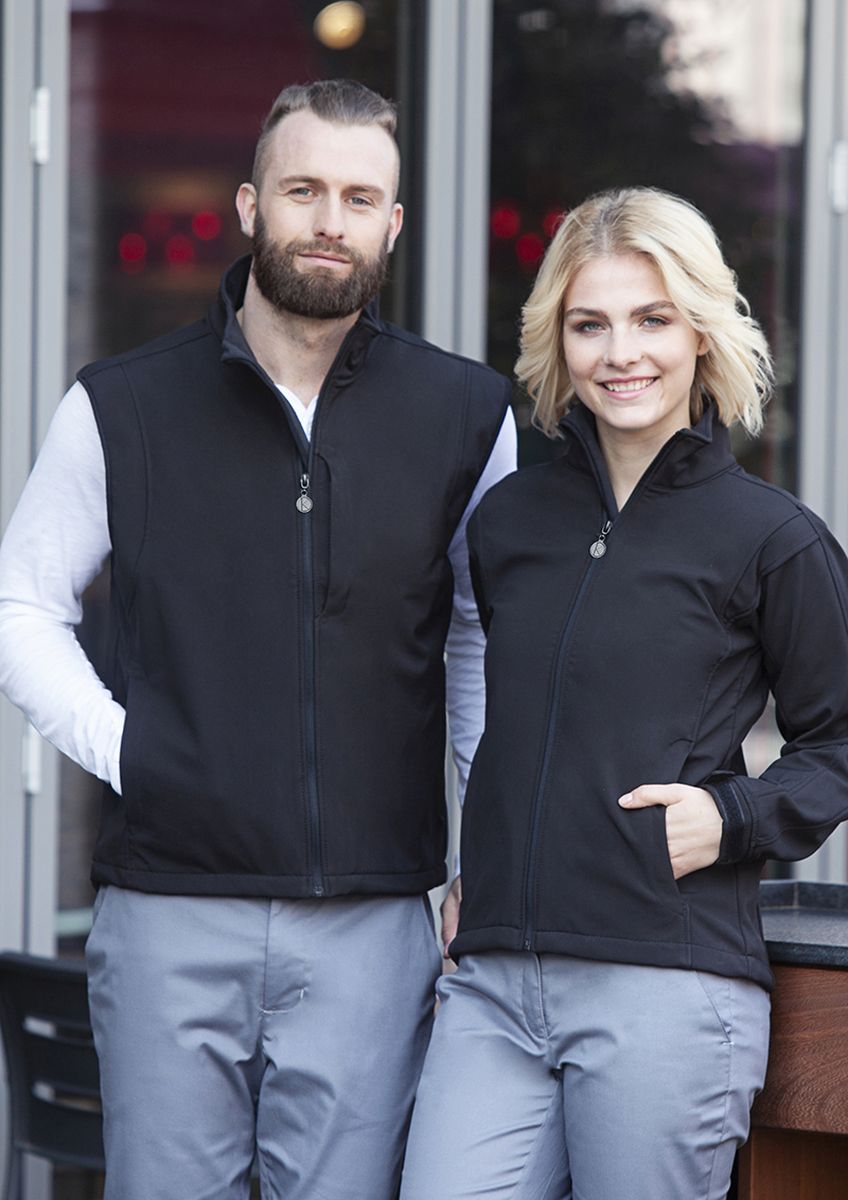 Herren Softshellweste Classic Größe XL in Schwarz von Karlowsky