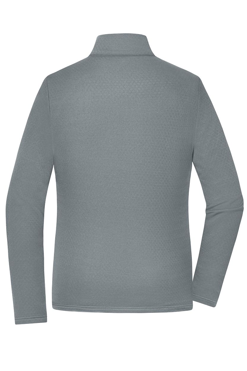 Ladies' Sports Structured Fleece Jacket GRS "JN1387" in Space-Grey, Größe 2XL - Daiber