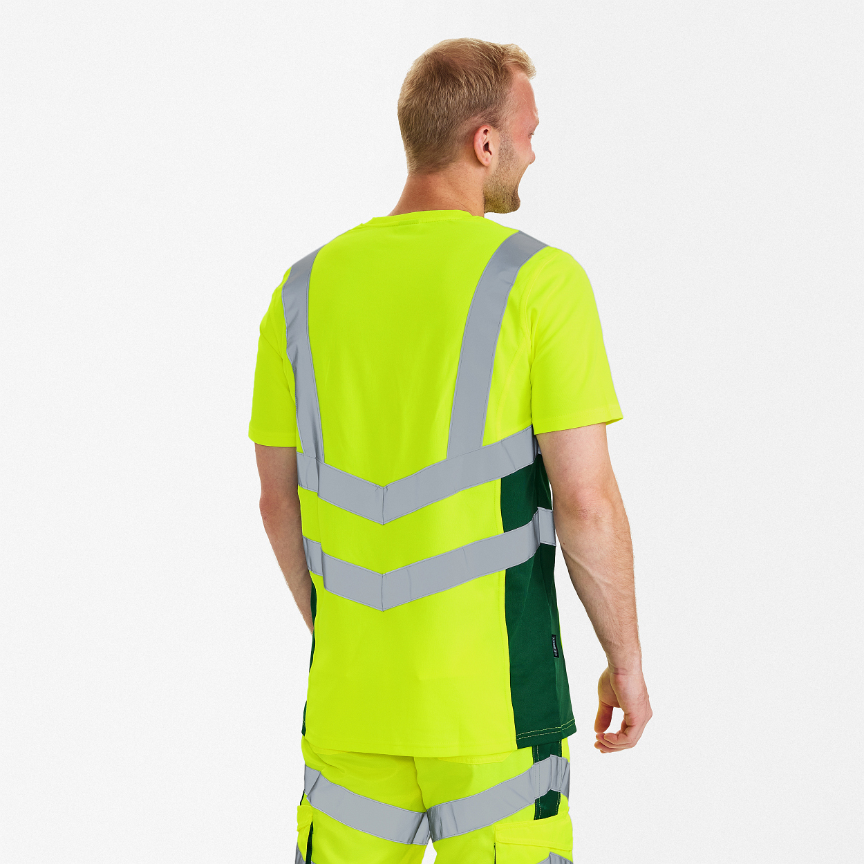 ENGEL Safety T-Shirt in Gelb/Grün, Größe XS