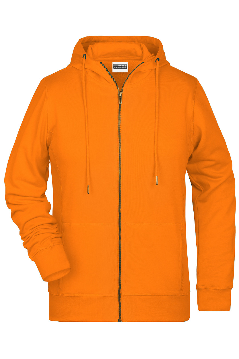 Ladies' Zip Hoody OCS Blended & RCS "8025" in Orange, Größe 3XL - Daiber