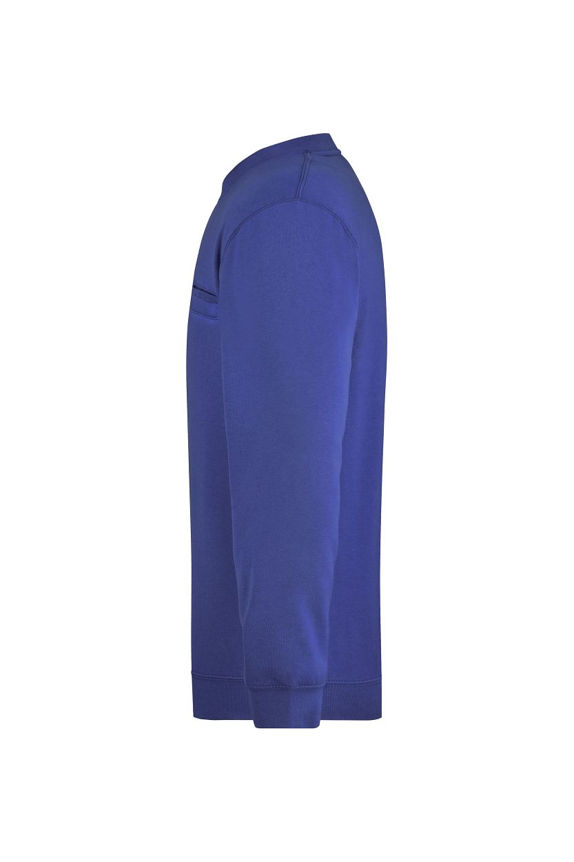 Men's Round Sweat Pocket "JN924" in Royal, Größe 3XL - Daiber