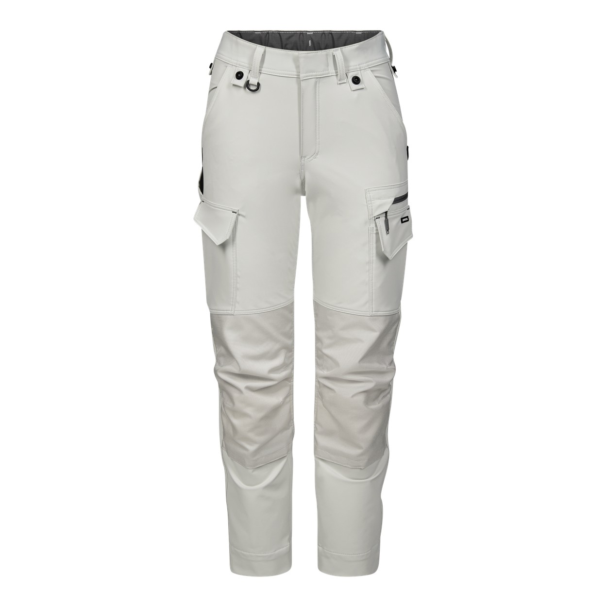 ENGEL Entire Damen Arbeitshose mit 4-Wege-Stretch in Bone White / Anthracite Grey, Größe 48