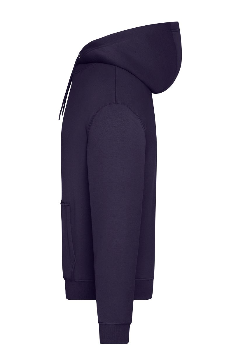 Oversized Sweat Hoody UNISEX OCS Blended & RCS "8052" in Deep-Purple, Größe 3XL - Daiber