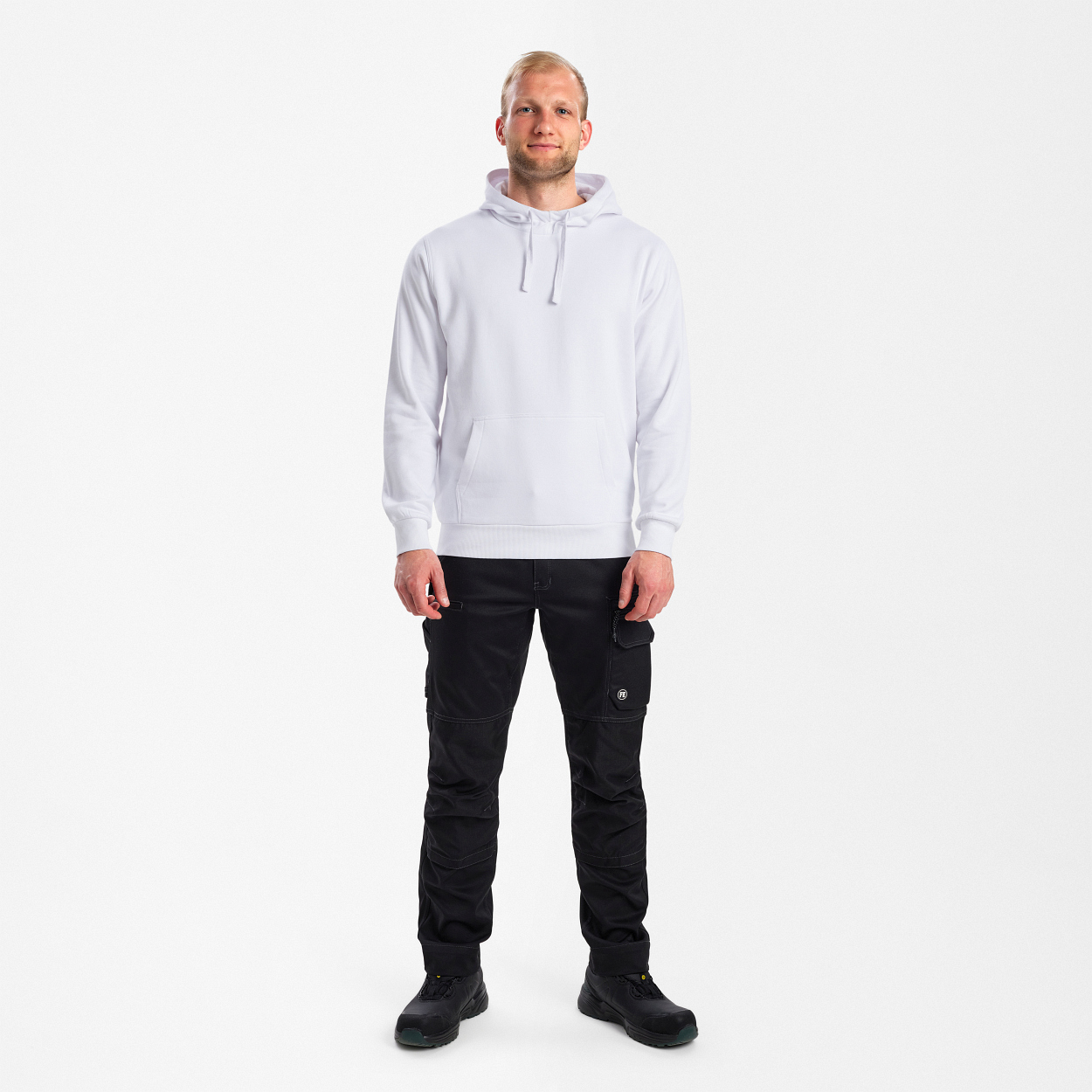ENGEL Extend Hoodie in Weiss, Größe XS