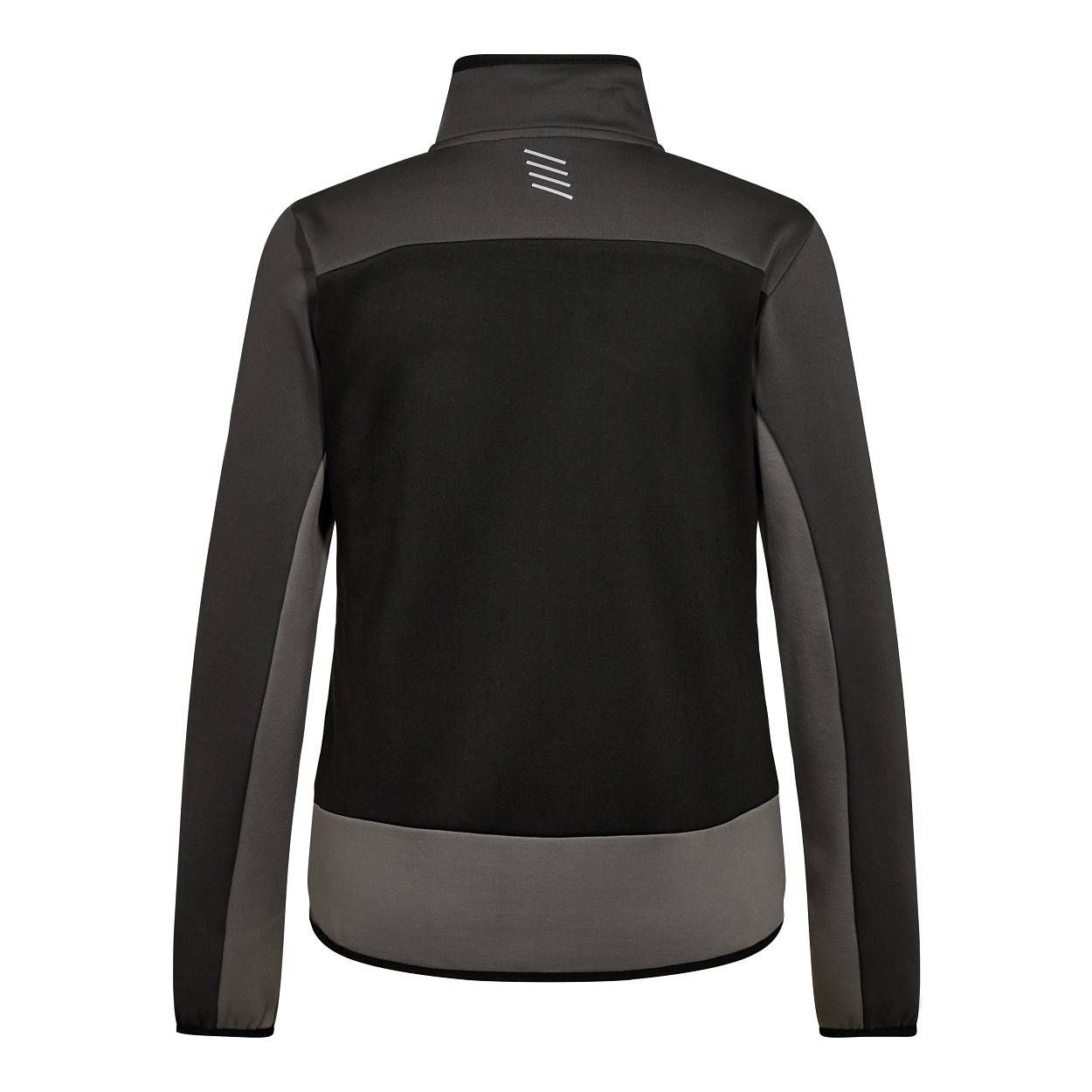 ENGEL Entire Damen Midlayer-Cardigan in Schwarz/Anthrazit Grau, Größe XS