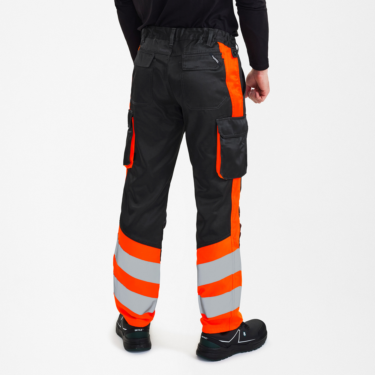 ENGEL Safety Light Hose in Anthrazit Grau/Orange, Größe 106