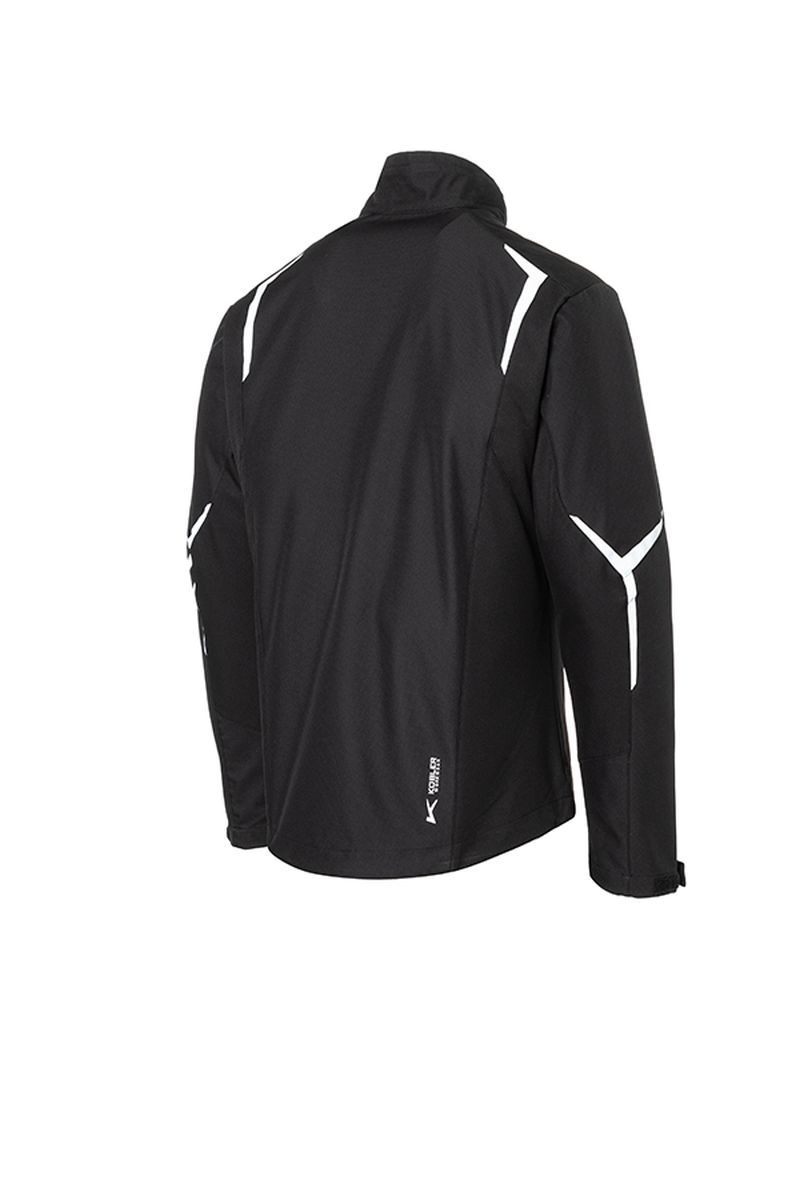 KÜBLER BODYFORCE Softshell Jacke KÜBLER BODYFORCE Softshell Jacke in Schwarz / Anthrazit, Größe 4XL