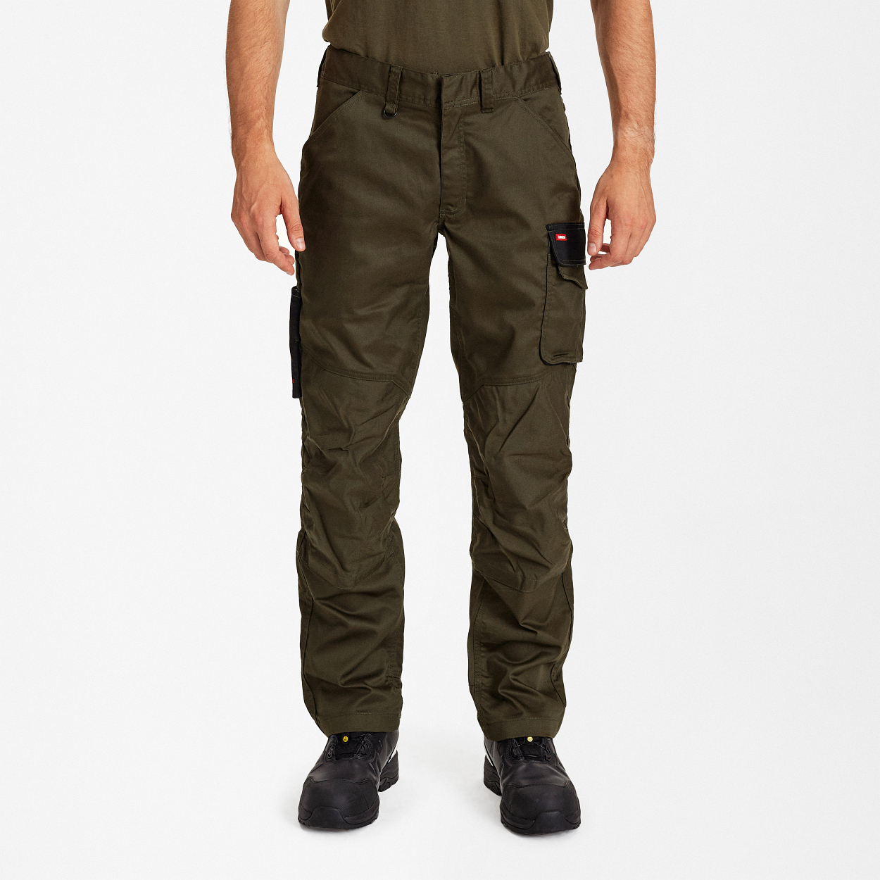 ENGEL Galaxy Arbeitshose mit Stretch in Forest Green/Schwarz, Größe 106