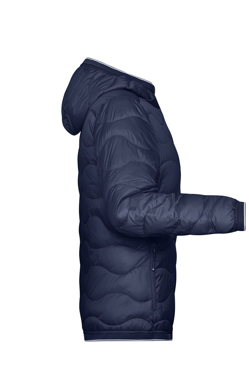Ladies' Padded Jacket "JN1155" in Navy/Silver, Größe 2XL - Daiber
