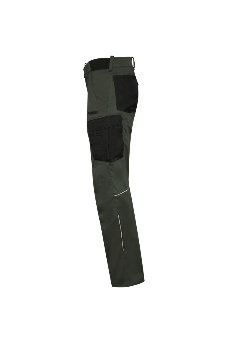 HAKRO 715 WORKER-PERFORMANCEHOSE X-STRETCH ECO in Olive, Größe XS HAKRO 715 WORKER-PERFORMANCEHOSE X-STRETCH ECO in Olive, Größe 3XL