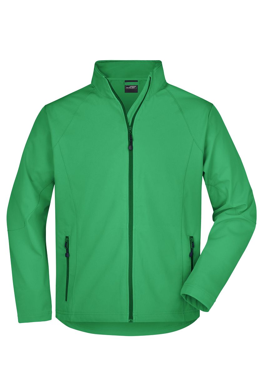 Men's Softshell Jacket "JN1020" in Green, Größe 3XL - Daiber