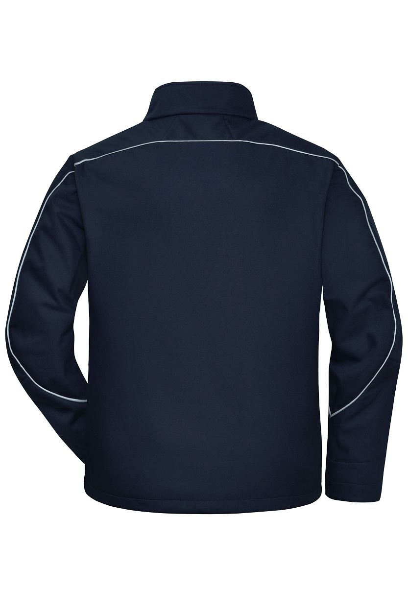 Workwear Softshell Jacket - SOLID - "JN884" in Navy, Größe 6XL - Daiber
