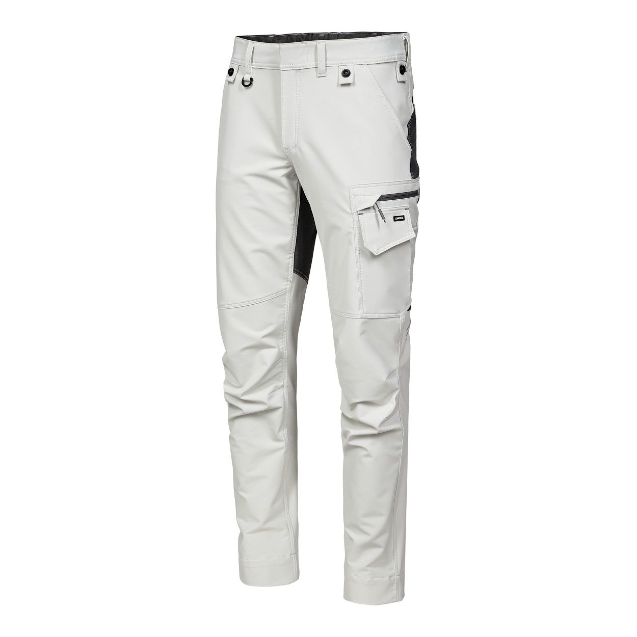 ENGEL Entire Servicehose mit 4-Wege Stretch in Bone White / Anthracite Grey, Größe 26