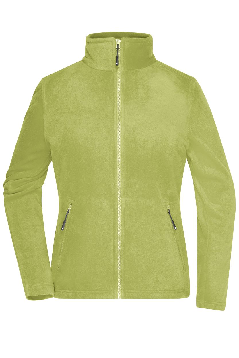 Ladies' Fleece Jacket "JN781" in Lime-Green, Größe 3XL - Daiber