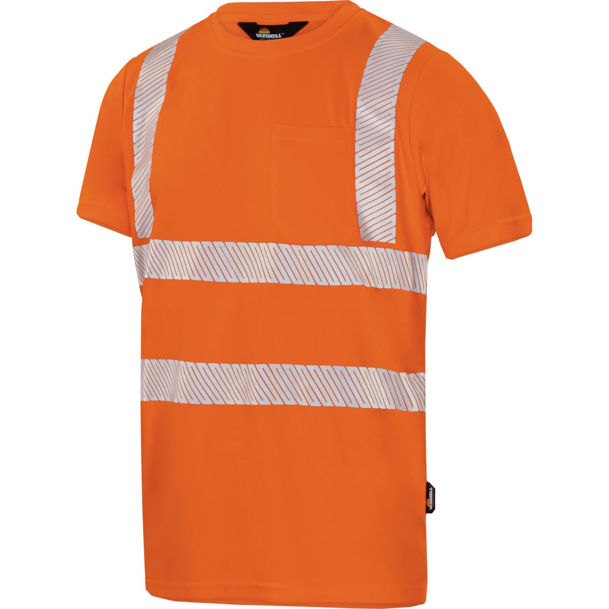 Warnschutz-T-Shirt leuchtorange von Vizwell