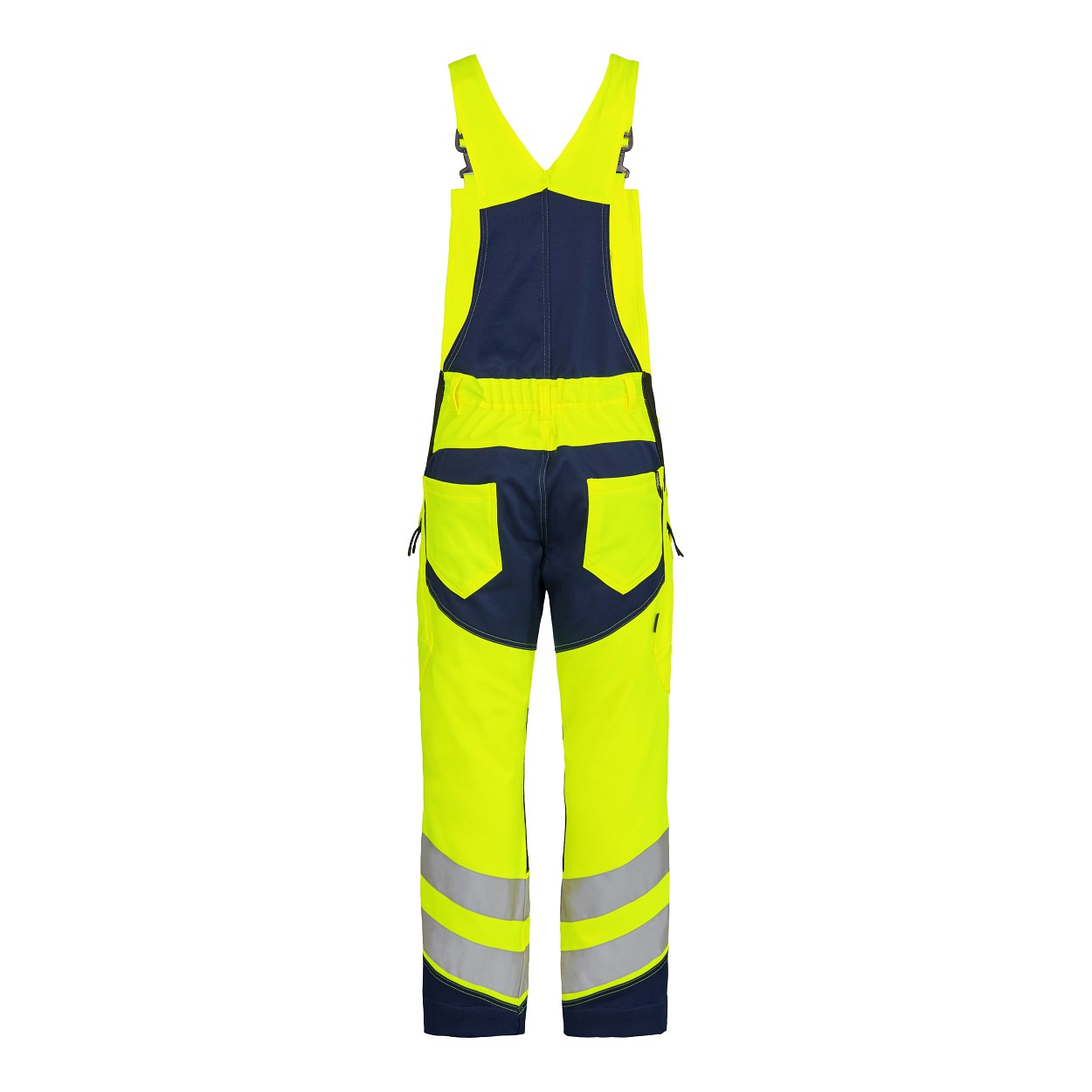 ENGEL Safety Latzhose mit 2-Wege-Stretch in Gelb/Blue Ink, Größe 26