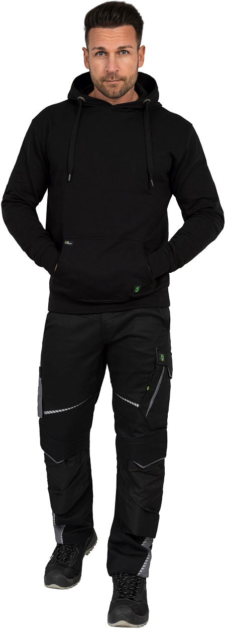 Hoodie "Kim" Classic Line Schwarz LWQ, Gr. 2XL von Leibwächter