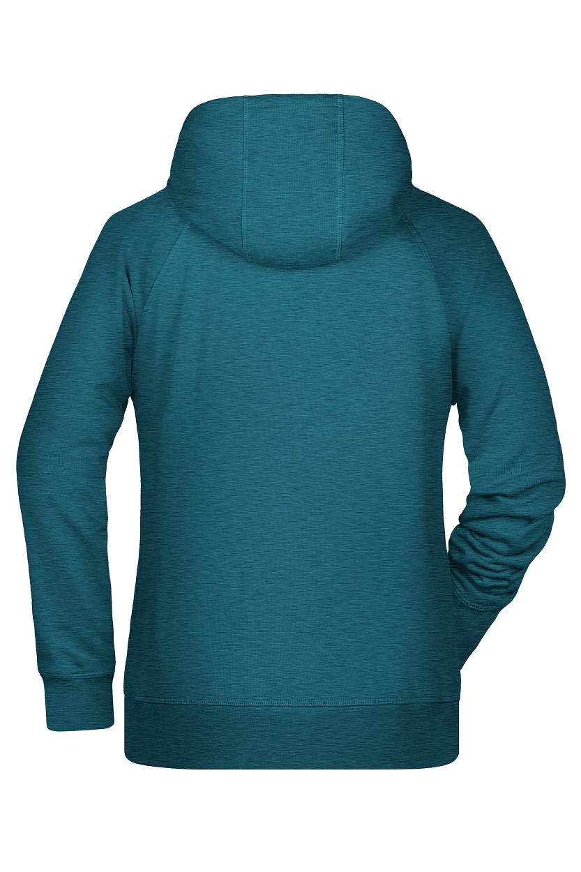Ladies' Hoody OCS Blended & RCS "8023" in Petrol-Melange, Größe 3XL - Daiber