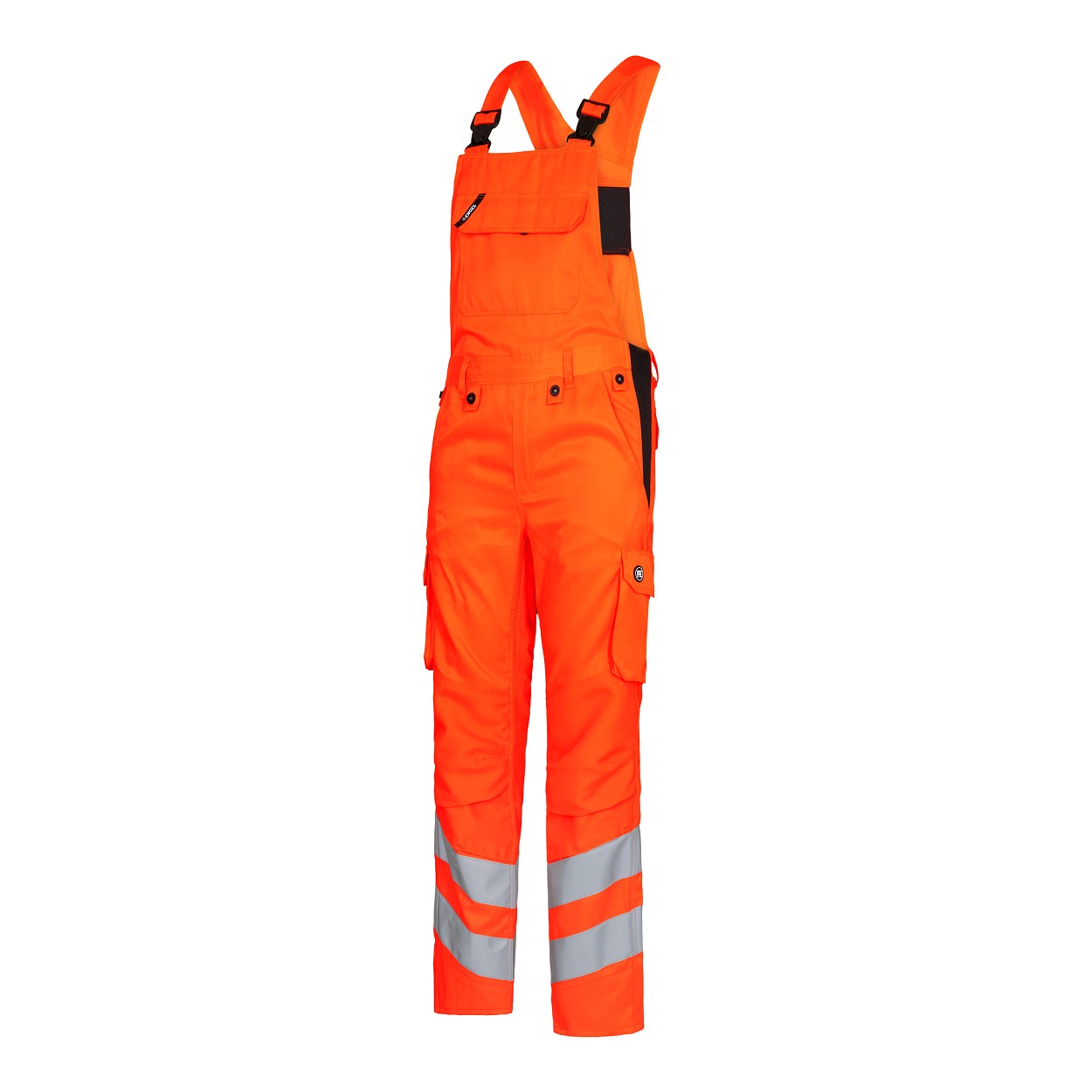 ENGEL Safety Light Latzhose in Hi-vis Orange, Größe 106